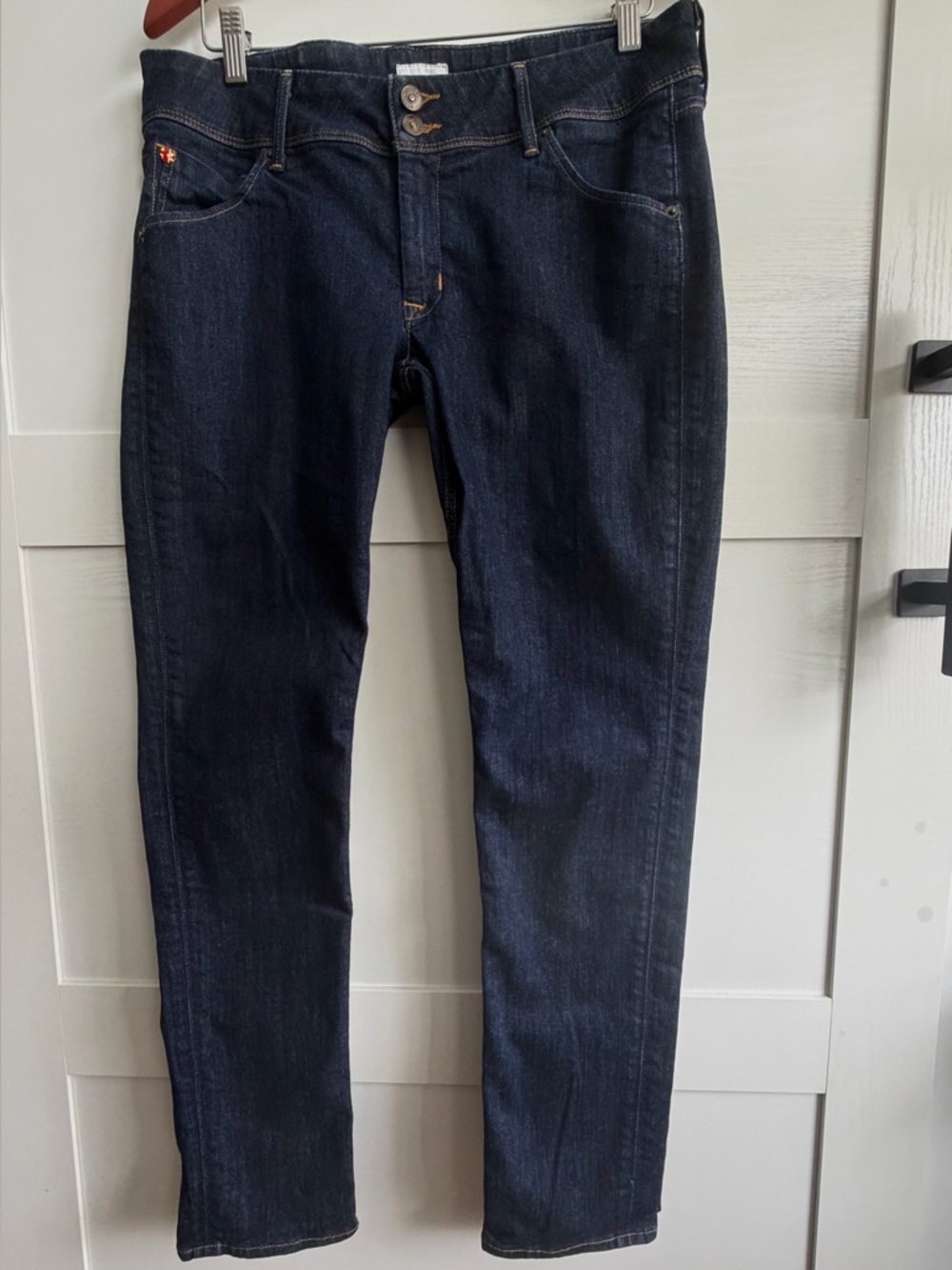 Hudson Jeans Collin Straight Leg Dark Blue Women's Jeans